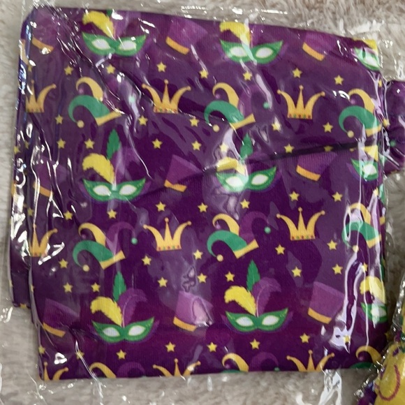 New set/2 Mardi Gras neck gaiter kid’s - Picture 2 of 5